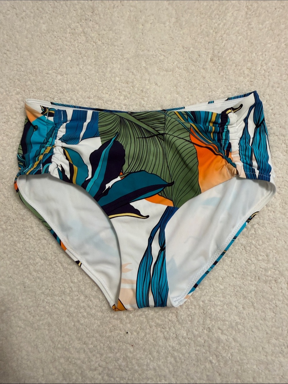 CALIA by Carrie Underwood High-Waist Bikini Bottom New With Tags